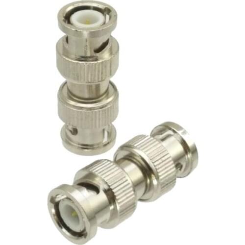 BNC male plug to BNC male plug in series RF adapter connector