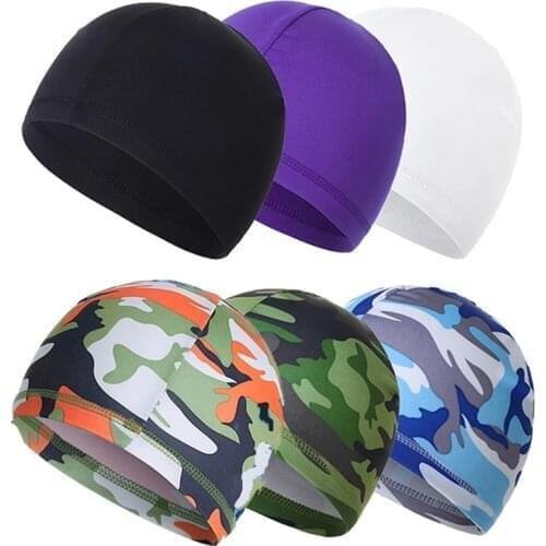 Fashion Sports Cap Quick Dry Helmet Inner Cap Unisex Anti-Sweat Cooling Beanie Breathable Hat Bike Riding Cycling Hat