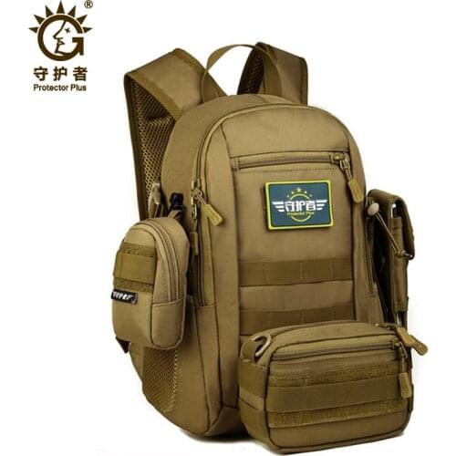 12L Tactical MOLLE Backpack ,Kids Military Assault Bag,Children School Waterproof Small Bag ,Climbing Hiking Mini Backpack