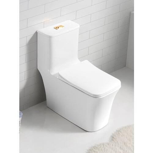 Siphon type common toilet water closet large diameter toilet in domestic water saving toilet