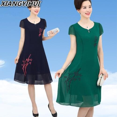 TQGQG Summer Chiffon Dresses