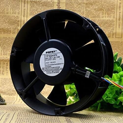 Generic Cooling Fan Cooler For Papst TYP 6224NTH DC24V 1.3A 31W 17251