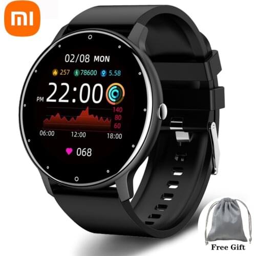 Xiaomi 2021 Latest Smart Watch Men Full Touch Screen Multi-Sports Fitness Watch IP67 Waterproof Bluetooth Smartwatch Android Ios