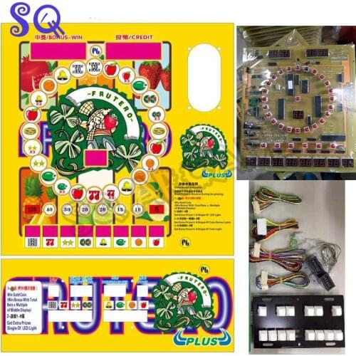 2 sets Fruit mario PCB Board With Wiring harness for Casino/Slot Game Board Arcade Game Machine