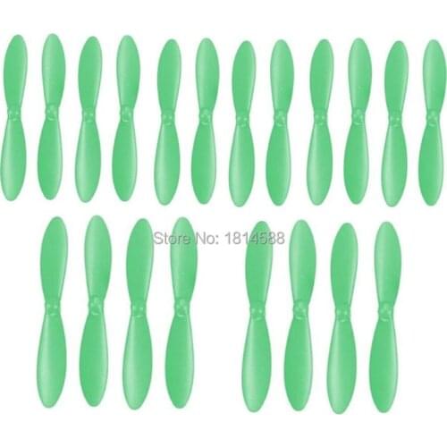 20PCS Hubsan X4 H107P H107C + H107D + PLUS Quadcopter accessories H107D + -02 green main blade propeller blades