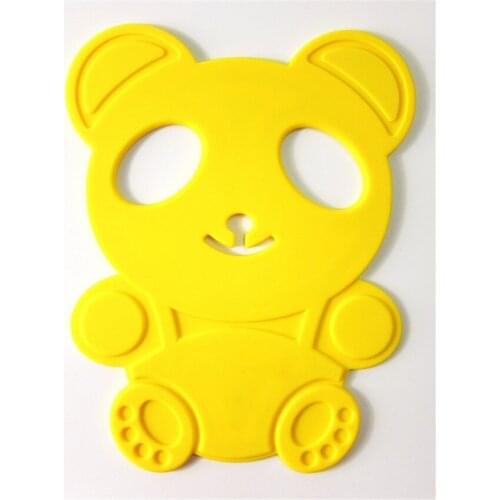 200 pcs Little Bear silicone placemats insulation pad restaurant eat mat no-slip baking mat