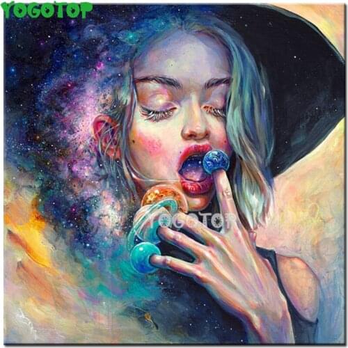 5D diamond painting Abstract candy girl diy diamond painting dimond mosaic gift Cross Stitch puzzle embroidery Home Decor YY4834