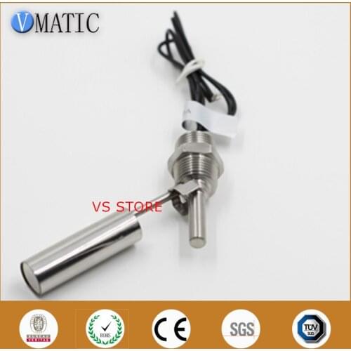 Free Shipping Stainless Steel Sensor VCL12 90 Degrees Side Mounted Float Valve Level Switch
