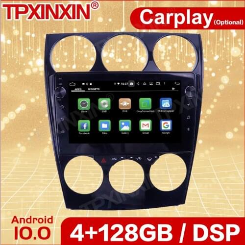 Wireless Carplay Car Android Stereo Receiver For Mazda 6 2002 2003 2004 2005 2006 2007 2008 GPS Radio Recorder Head Unit Player