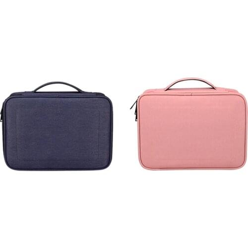 Travel Cable Accessory Kit Waterproof Double-Layer Electronic Manager for Cables, Chargers, Hard Drives