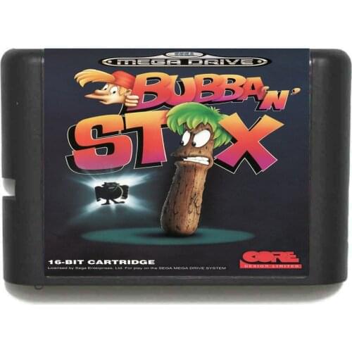 Bubba And Stix 16 bit MD Game Card For Sega Mega Drive For Genesis