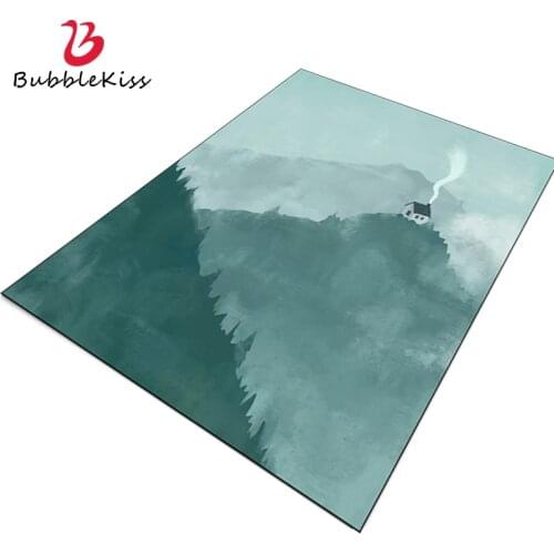 Bubble Kiss Carpets For Living Room Custom Green Home Floor Mat Modern Anti Slip Bedside Foot Pad Large Bedroom Decor Area Rugs