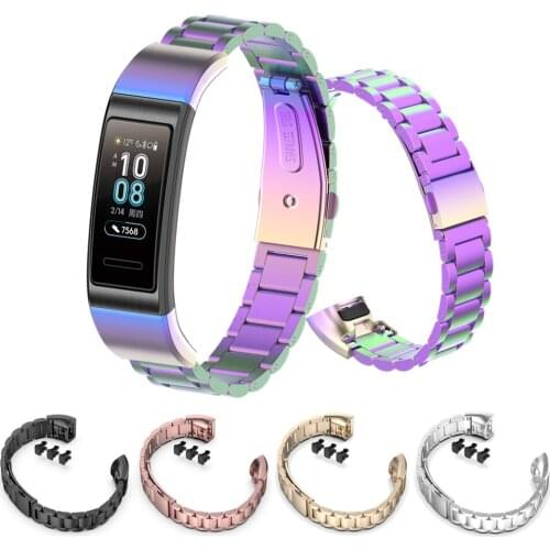 Stainless Steel Metal Milanese Bracelet For Huawei Band 4 Pro & 3 Pro Watch Band For Huawei Band 3/3pro Wrist Strap Accessories