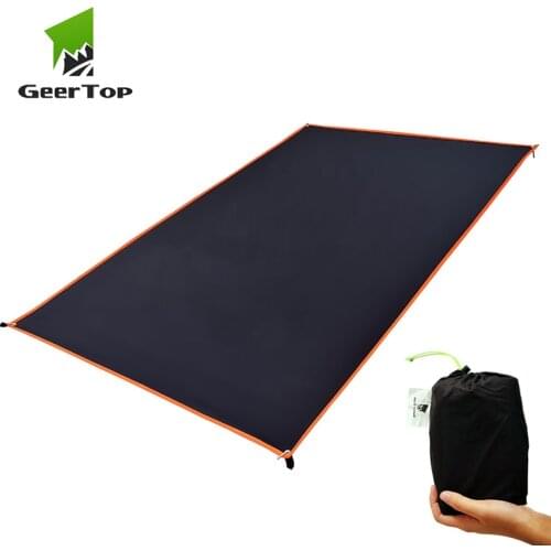 GeerTop Camping Tent Tarp Ultralight Waterproof Picnic Mat Coating Sun Shelter Mutifunctional Footprint Hiking Tourist Outdoor
