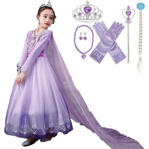 Girls' Dress Princess Dress Childrens Party Dress Halloween Carnival Childrens Dress Girls' Princess Dress