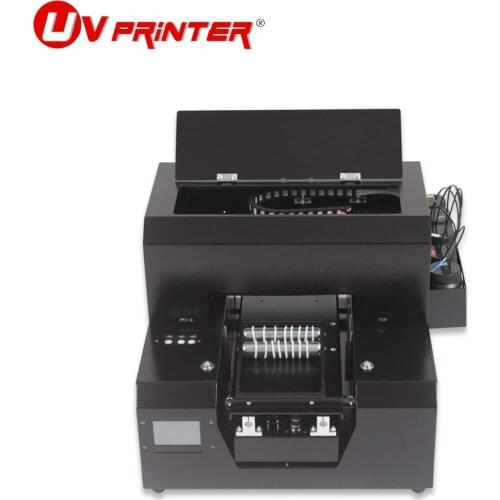 Gift box flat cylindrical printer A4 size 6 color channel inkjet type for EPSON L800 print head can print embossing