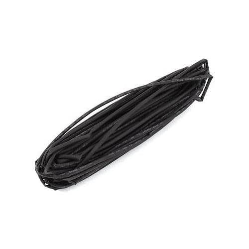 Polyolefin 125C 3mm Insulated Heat Shrink Shrinkable Tube 20M Long Black