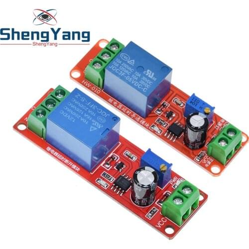 DC 5V 12V Time Delay Relay NE555 Time Relay Shield Timing Relay Timer Control Switch Car Relays Pulse Generation Duty Cycle