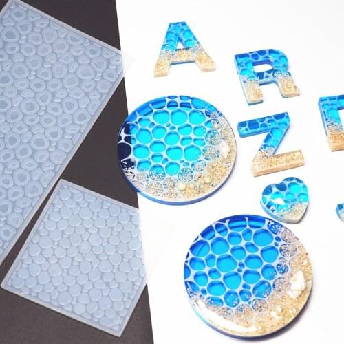 Silicone Mold water wave ocean style Resin Silicone Mould Jewelry Making tool UV epoxy resin molds
