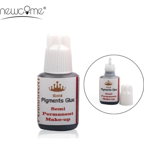 Discount 5ml Pigment Glue 1-2S Fast Drying for Eyelash Extension Over 6 Weeks MSDS Adhesive Professional Eyelash Glue Makeup