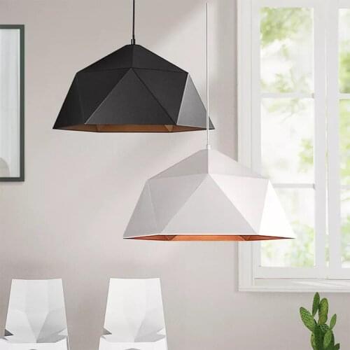 Modern Led Pendant Lights Fixture With Iron Lampshade For Diningroom Cafe Bar Restaurant Nordic Hanging Lamp Luminaire ZM1017