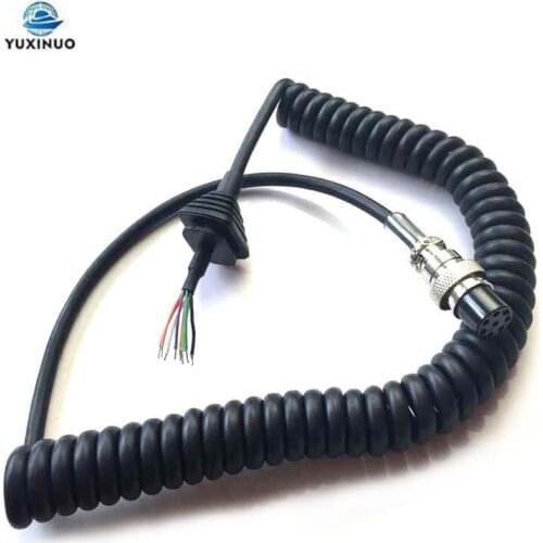 Generic Replacement 8Pin DTMF Handheld Speaker Mic Microphone Cable 8 Pin For Alinco Radio EMS-57 EMS-53 DX-SR8T SR8E 77T DR-620