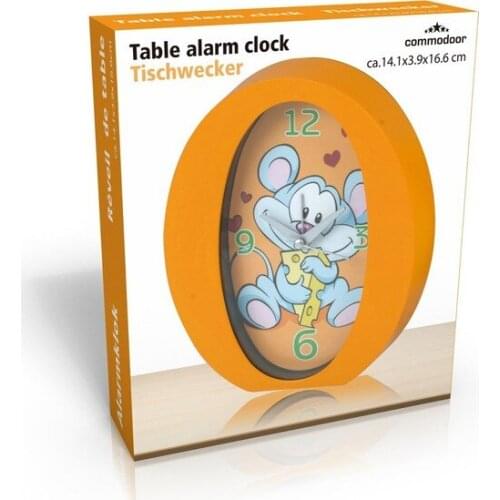Gold Decor Child Room Alarm Table clock Orange desk clock relogio de mesa настольные часы reloj de escritorio