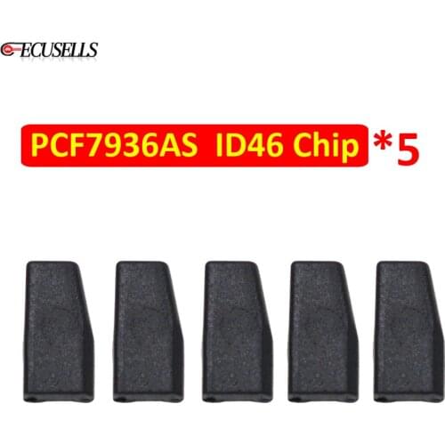 5Pcs/Lot PCF7936AS Chip ID46 Auto Transponder Chip Ceramic Blank Chip PCF7936 7936 Car Key Chip For Honda for Toyota for Kia