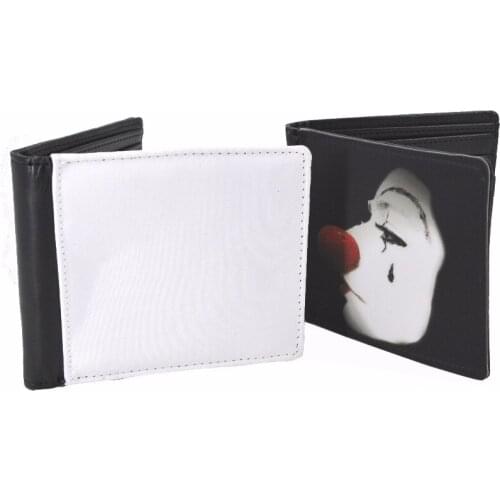 5pcs/lot wholesale Sublimation diy bag 2016 Print Bag Hot Saleing Men womenWallet Short Skin Wallets Purses Fashion