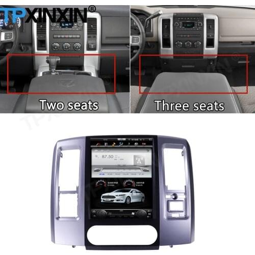 64GB Tesla Android 9 Player Head Unit For Dodge RAM 1500 2500 2008 2009 2010 2011 2012-2016 2017 2018 2019 Radio Receiver Stereo