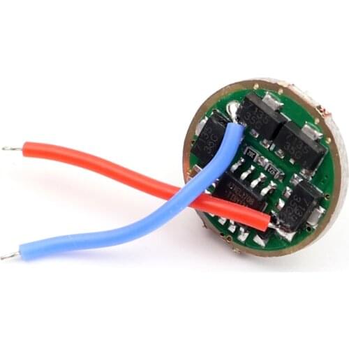 7135*8 7135 x 8 x6 x4 x3 chip 17mm Driver Board Circuit Board for T6/U2/XML2/XPL LED 18650 flashlight with Mode Memory
