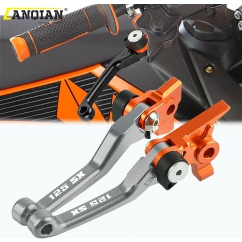 Motorcycle Accessories CNC Dirt Bike Handle Folding Brake Clutch Lever For 125SX 125XCW 125 SX XCW 2004 2005 2006 2007 2008