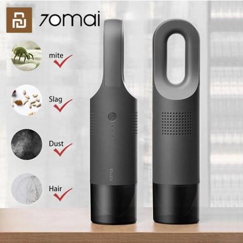 Xiaomi 70mai Car Vacuum Cleaner Wireless Light Weight Handheld 70mai Auto Vacuum Cleaner 5000Pa Strong Suction for Car Home Use