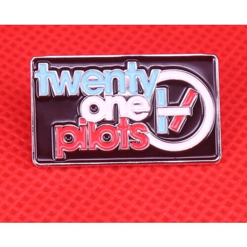 Twenty one pilots enamel pin rock band brooch art badge music jewelry heavy metal fans gift men women accessories