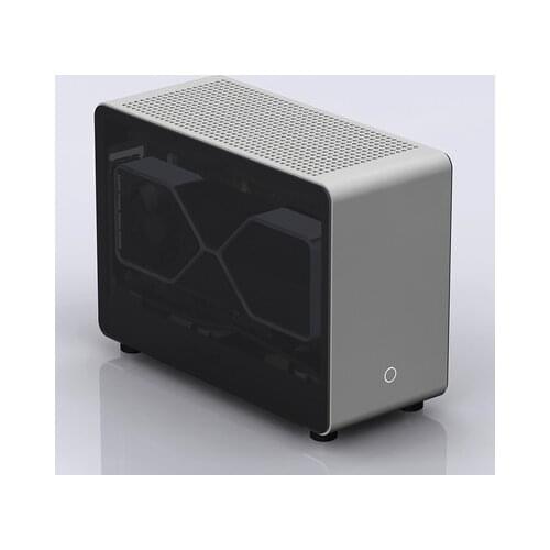 G1-se aluminum chassis itx water cooled 120 long graphics card magnetic side panel PC A4 SFX Black Mini