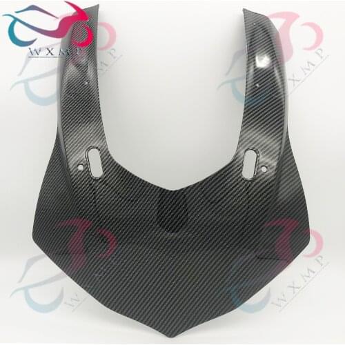 Unpainted / Carbon Fiber Color Front Upper Fairing Headlight Cowl Nose Panel For YAMAHA YZF1000 R1 R1S R1M 2015 2016 2017 2018