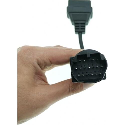 OBD Adapter Cable mazida 17 pin to OBD2 16 pin Auto Diagnostic Interface Adapter Cable