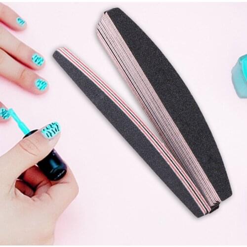 100/180 Nail Art Buffer File Professional File Pack Nail File Set Block Sanding Pedicure Manicure Care Makeup Tools
