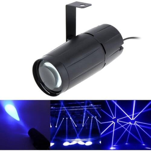 Professional Spotlight LED Single Color Beam Stage Aperture Light Mini Follow Spot Light for DJ Party Disco Atmospheric Lighting