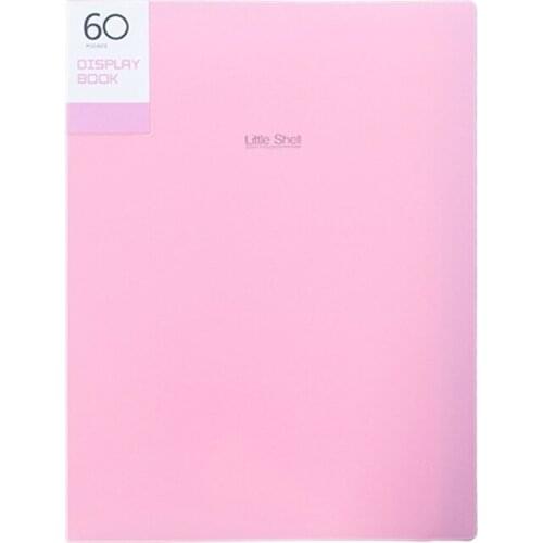 T3EE A4 Display Book 20/30/40/60 Pages Transparent Insert File Folder Document Bag