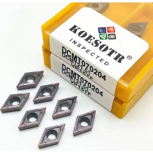 Carbide tool DCMT070204 VP15TF high precision milling metal turning tool DCMT 070204 general lathe tool CNC parts processingDCMT