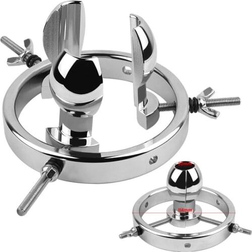 Vaginal Anal Dilator Metal Anal Butt Plug Women Vagina Speculum SM Toys For Woman Adults Couples Male Anus Expander Sex Shop