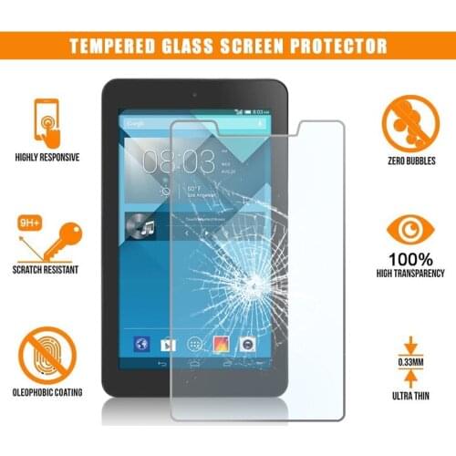Tablet Tempered Glass for Alcatel OneTouch POP 7 Full Screen Anti-Scratch Explosion-Proof Anti-shock Protector Screen 9H