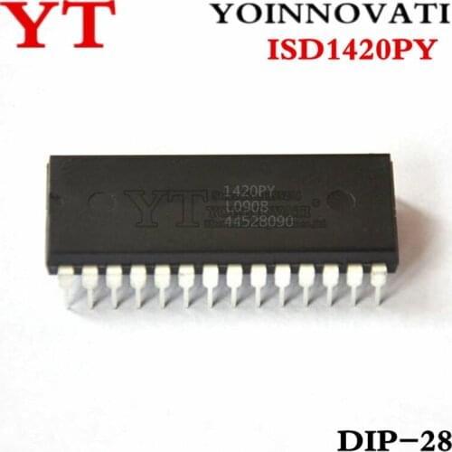1pcs/lot ISD1420PY ISD1420P ISD1420 MEM VOICE REC/PLAY DIP-28