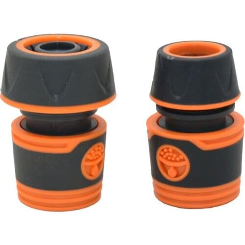 1/2 3/4 inch Car Wash Hose Quick connector for 16mm 20mm Hose Water stop joint Irrigation Fittings Pipe Adapters 1 Pc