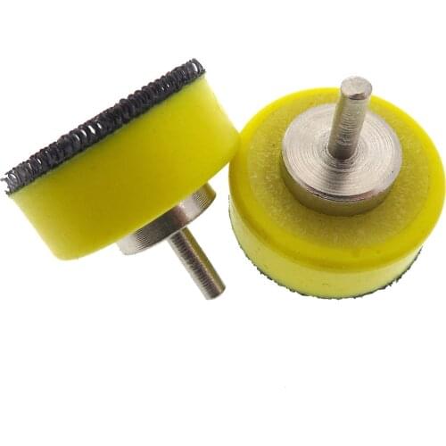 2 pack 1 Inch Backing pad - 3mm Shank Hook & Loop Sanding Backup Pad Sander Backing Pad Drill Pad