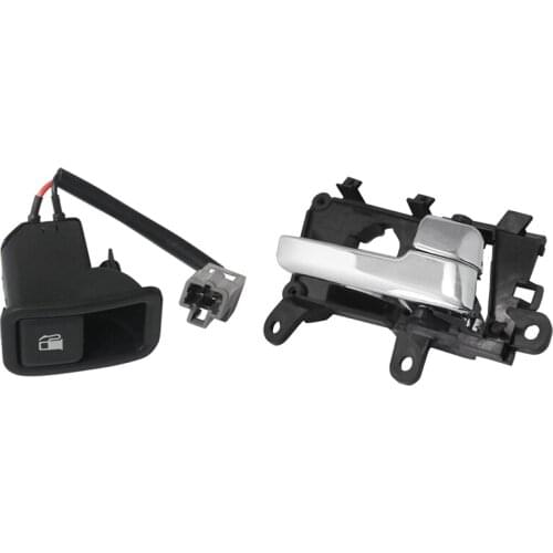 2 Pcs Car Accessories: 1 Pcs Fuel Tank Cap Fuel Gas Door Release Switch & 1 Pcs Car Front Right Side Inside Door Handle