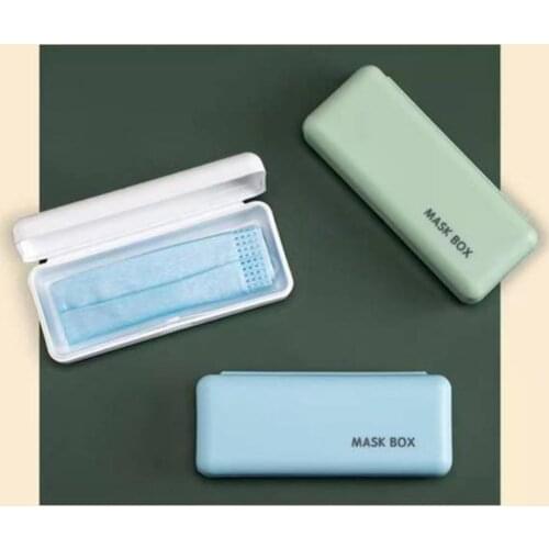 2020 Mask Storage Box Storage Organizer Portable Face Mask Storage Case guarda mascarillas porta mascarilla caja mask holder