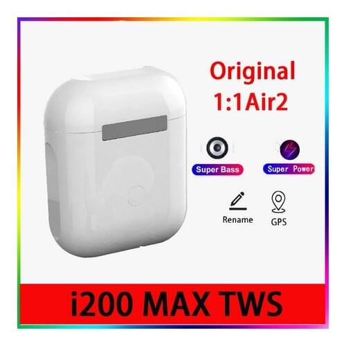 2021 Original i200 MAX Tws 1:1 GPS Rename Wireless Bluetooth Headsets ST34