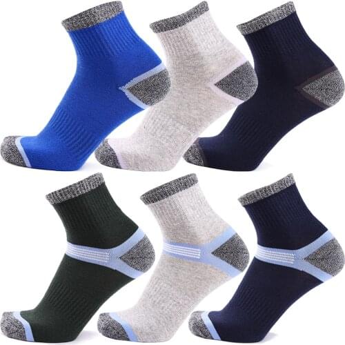 3 Pairs Men Male Outdoor Athletic Sport Running Cycling Socks Set Football Basketball Hiking Trekking Socks calcetines Man Women